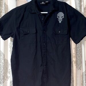 Rare Overwatch button down shirt!!